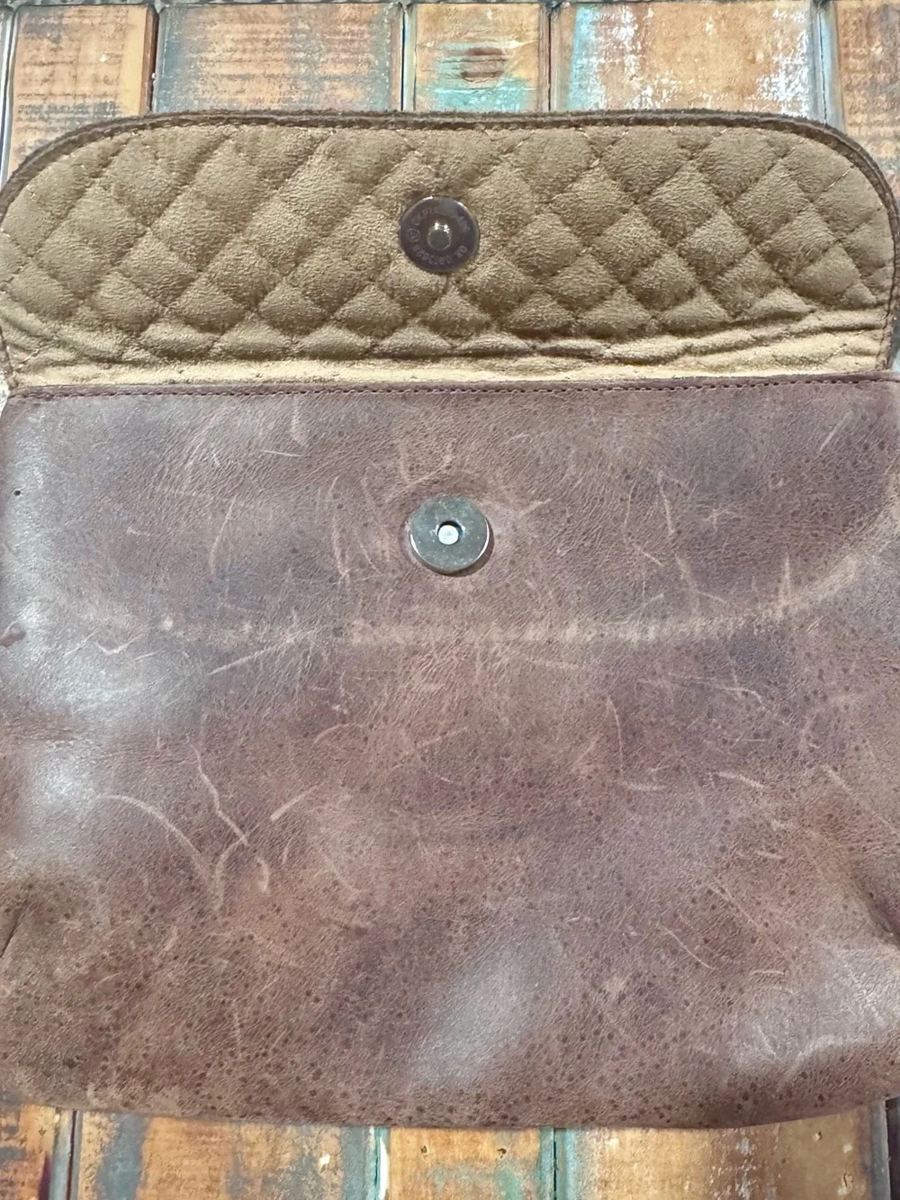 Hide & Drink Leather Clutch